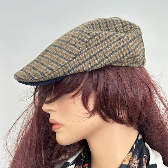 Women’s O/S tweed newsboy hat - Picture 11 of 12